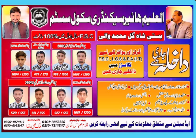 Students who want to do FSC, ICS or FAIT in a school-like environment with good marks at a low cost.