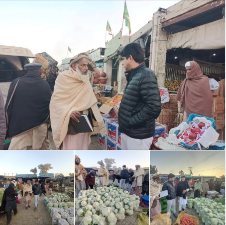 Assistant Commissioner Mianwali Visits Vegetable and Fruit Market