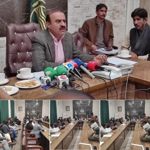 Brigadier (R) Babar Alauddin Addresses Media at Mianwali DC Office