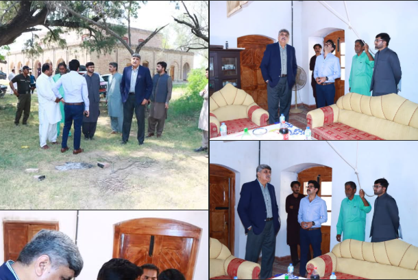 Commissioner Sargodha Division Jahanzeb Awan visited Namal Rest House along with Deputy Commissioner Khalid Javed Goraiya.