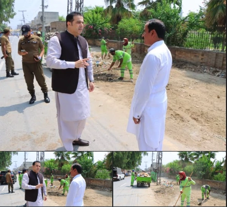 DC Asad Abbas Magsi Inspects City Areas on Public Complaints Under CM Maryam Nawaz Sharif’s Clean Punjab Program
