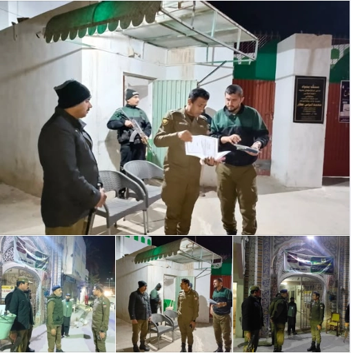 DPO Mianwali Reviews Security Arrangements at Mosques During Taraweeh Prayers