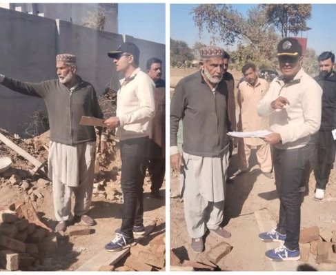 DPO Mianwali Visits Police Lines, Inspects Security and Construction Work