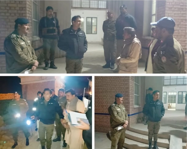 DPO Mianwali Visits Riverine Police Post at Kacha Pakka Mor