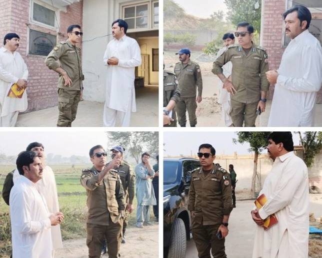 DPO Mianwali's Visit to River Police Posts of Alowali and Musa Wali