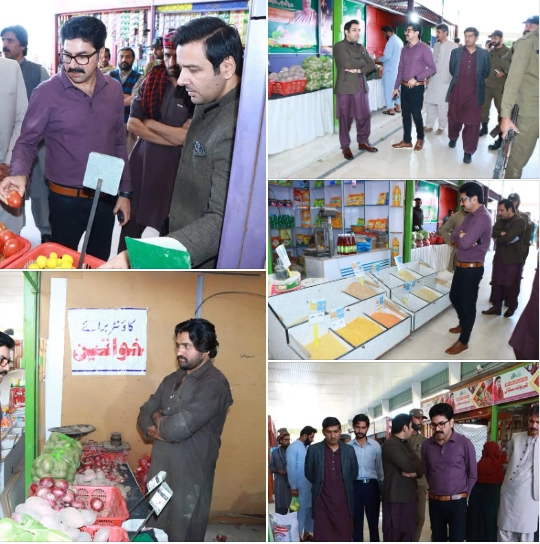 Deputy Commissioner Khalid Javed Goraya Visits Ramadan Facilitation Bazaar in Mianwali