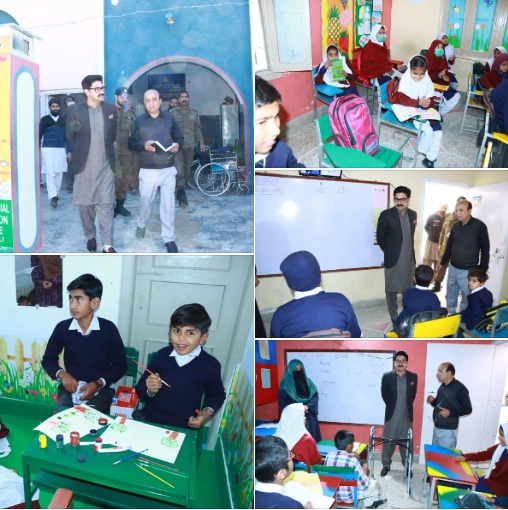 Deputy Commissioner Khalid Javed Goraya's Visit to Government Special Education Center, Mianwali