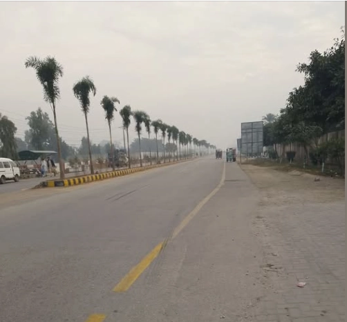 Mianwali Talagang Road Decorated with Trees