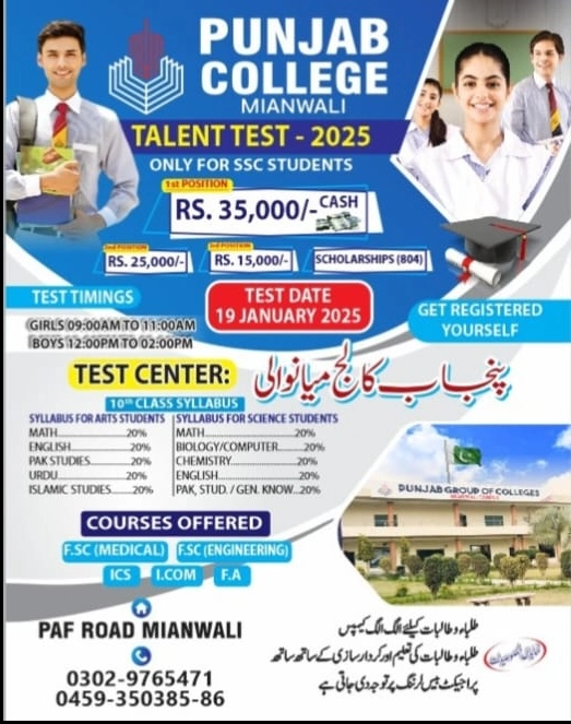 Mianwali , punjab college