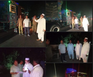 On the Instructions of Deputy Commissioner Asad Abbas Magsi, District Administration Officers Conduct Late-Night Operations to Prevent Wheat and Flour Smuggling