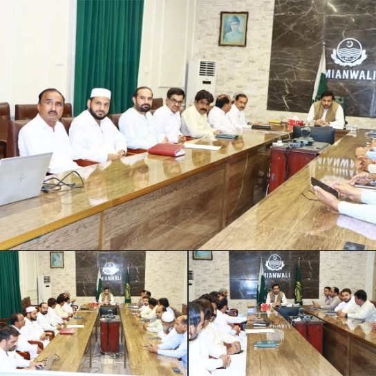 Review Meeting Held Under ADC General Salman Ahmad Lone to Ensure Sale of Essential Items at Official Rates on Eid-ul-Adha in Mianwali.