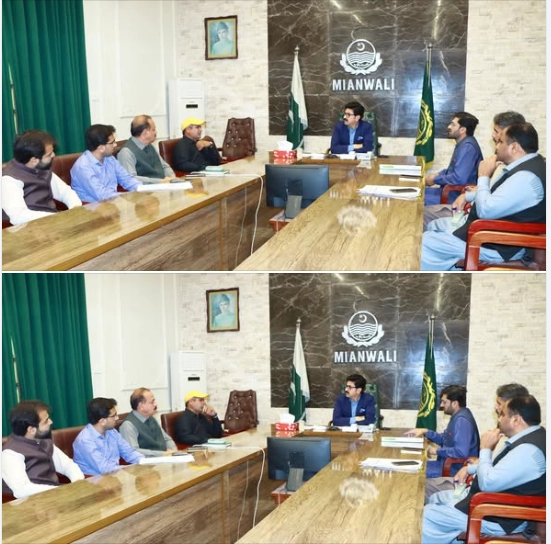 Review Meeting on Development Projects and Beautification Plan in Mianwali