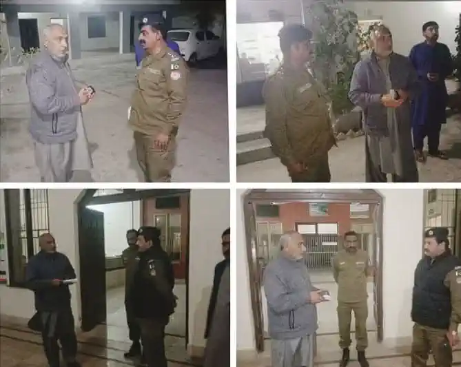 SP Investigation Mianwali Visits Chhidro and Waan Bhachran Police Stations