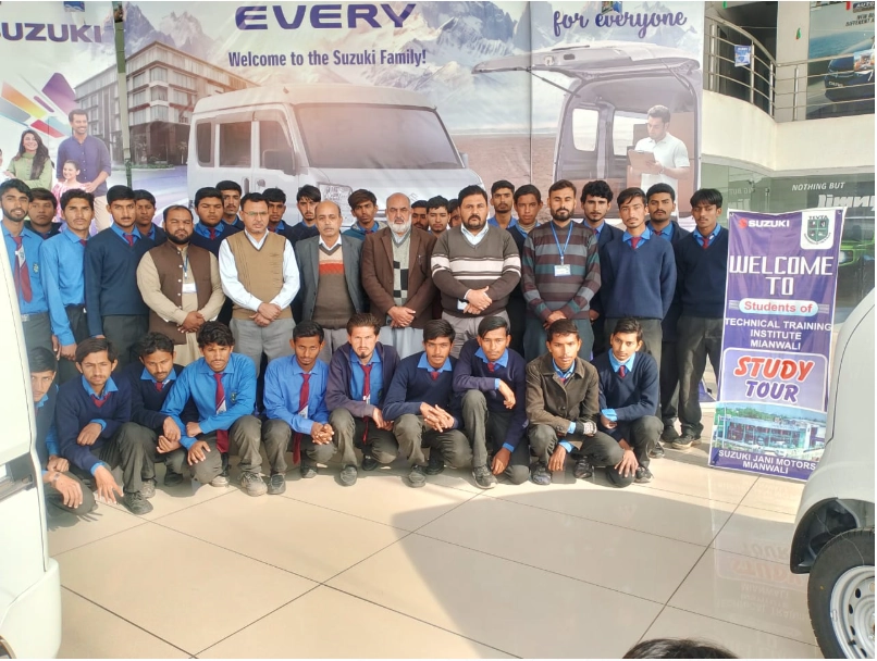 Suzuki Jani Motors Hosts Workshop for GTTI Mianwali Auto Mechanic Students