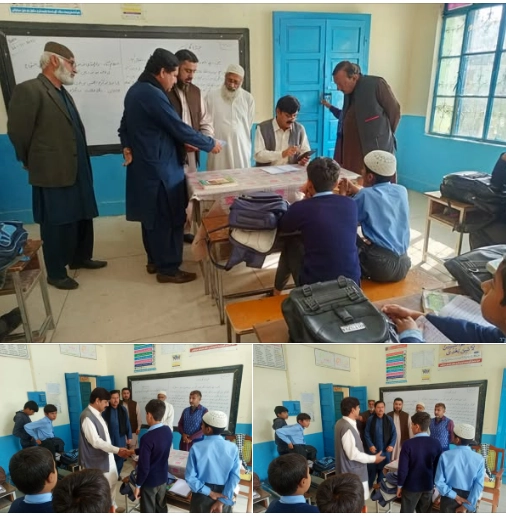 Visit of Muhammad Tariq Abbas Malik to Government Elementary School Balu Khel